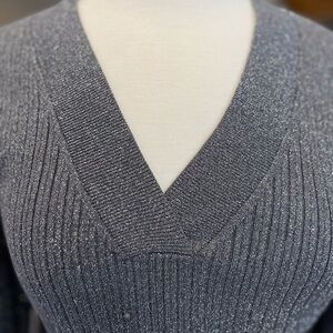 Silver Sparkle Sweater